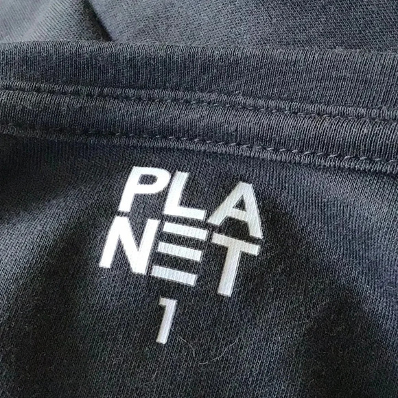 Planet Lauren G sleeveless maxi dress pockets black hi low Size 1 Fits 4-8 - Picture 6 of 11